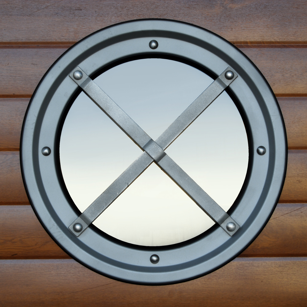 Barandilla para Metálico Ojo de buey en acero inoxidable tipo C Raised