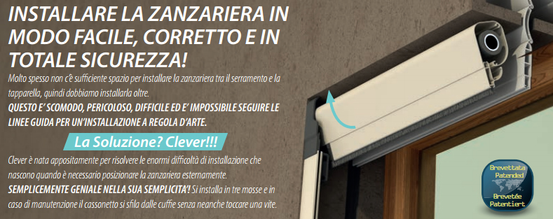 Clever por Bettio externa Mosquitera