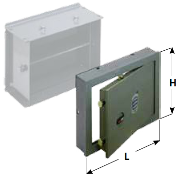 Caja fuerte con marcador electrónico de explicar qué medidas