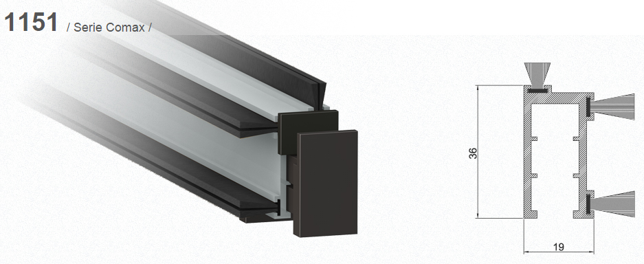 1151 burlete para persianas de bricolaje