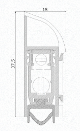 Burlete Comaglio 1750 Comax Bricolaje para Puerta