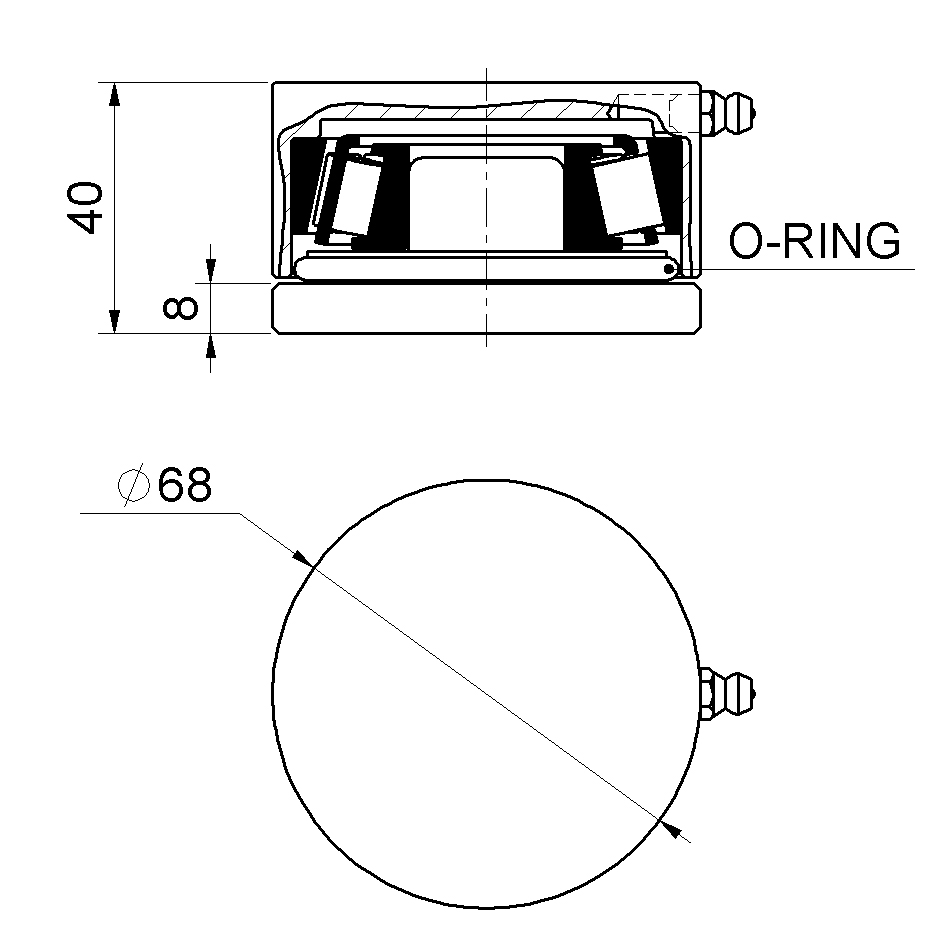 combiarialdo puerta de oscilación de la bisagra