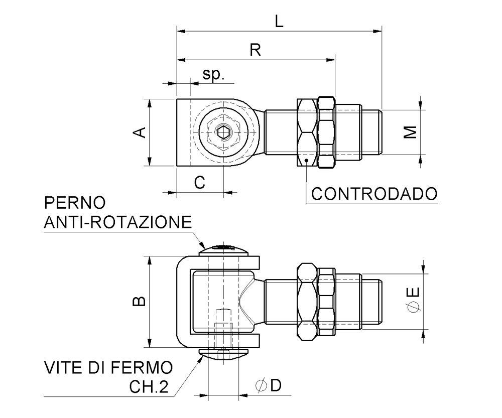 combiarialdo puerta de oscilación de la bisagra