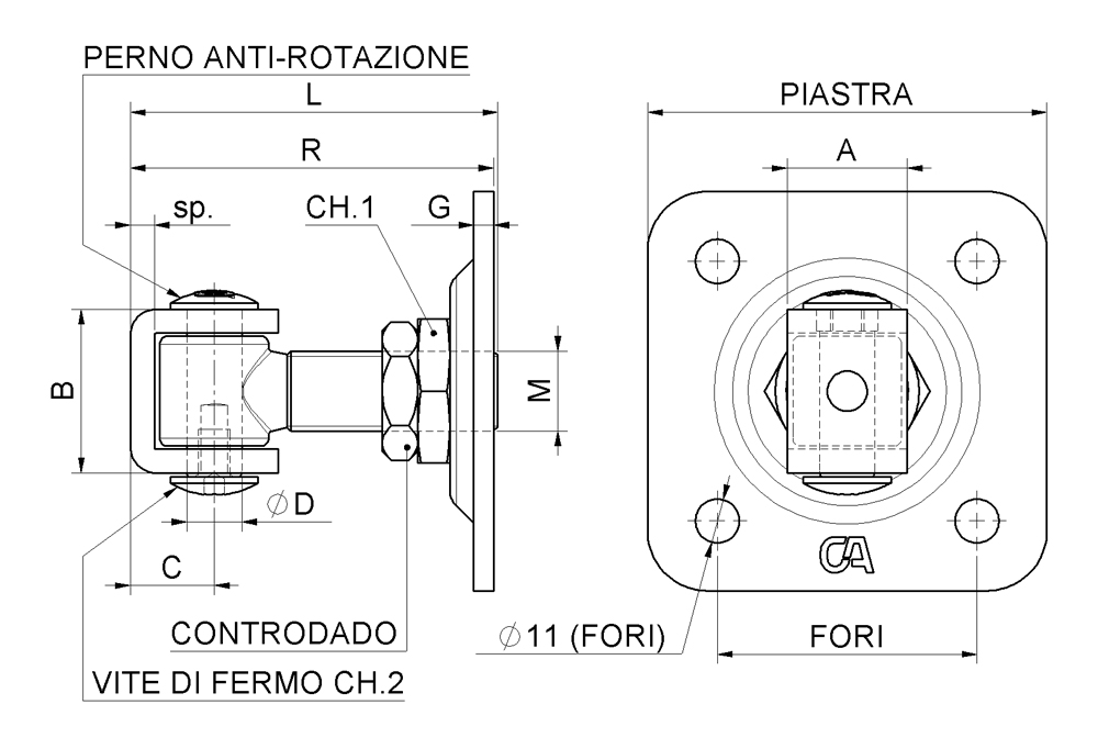 cambiarialdo puerta pivotante