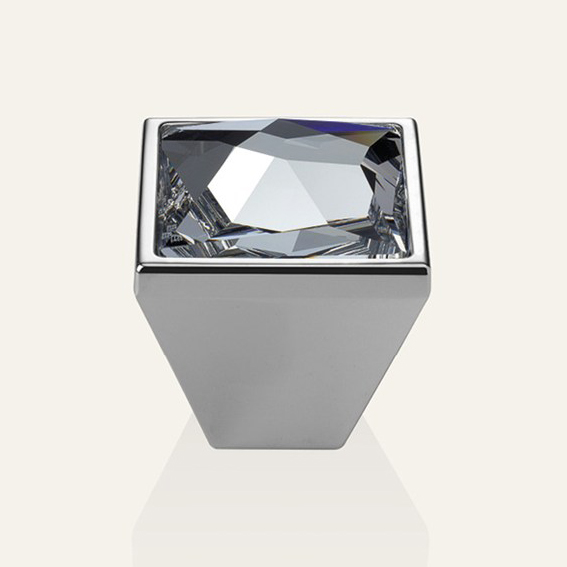 Pomo para muebles Linea Cali arte pop PB con cristales Swarowski® cromo pulido