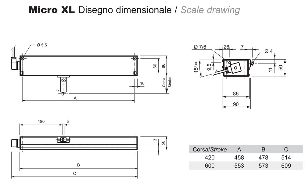 Mingardi Micro XL Camino de diseño