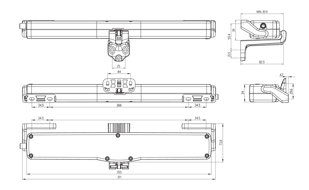 Kato 253 Nekos vasistas motor actuador apertura automatica saliente