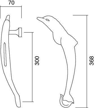 Dibujo técnico delfín Pasini