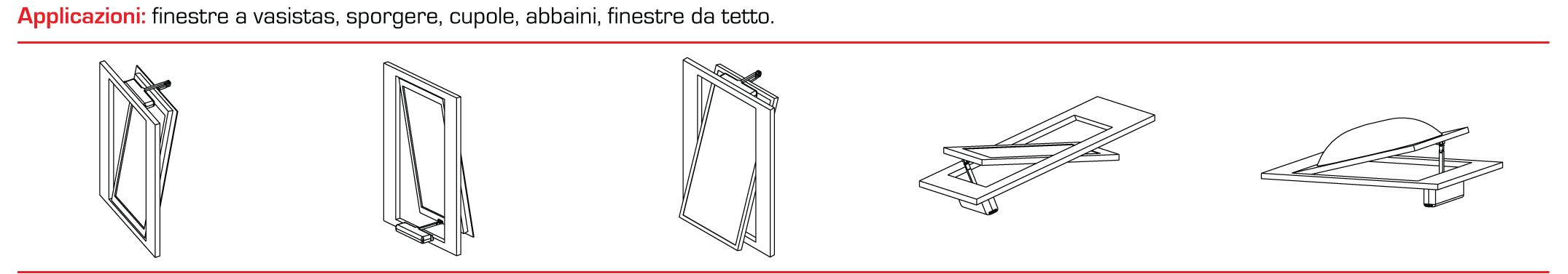 Motore con Catena Topp ACK4 per aprire le finestre