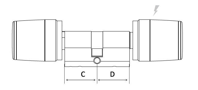 Apertura de la aplicación Libra Smart Premium Argo Iseo a través de un teléfono inteligente