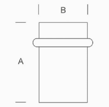 Fermaporta a Pavimento - pba 2MM.041.0000 - in Acciaio Inox AISI 316L