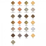 1035-9 Manija de puerta Rubin Class en Rosette Frosio Bortolo de Luxury Italian Excellence