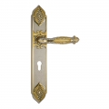 1070/1010 Tirador de puerta con placa Frosio Bortolo Emerald Class, ideal para estilo árabe