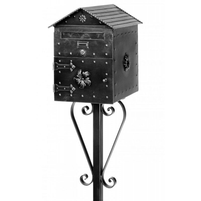 1084 Birdhouse Letras con pan de contenedores y el pedestal para incrustar Galbraith