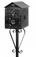 1084 Caja para cartas con pan de contenedores y el pedestal para incrustar Galbraith