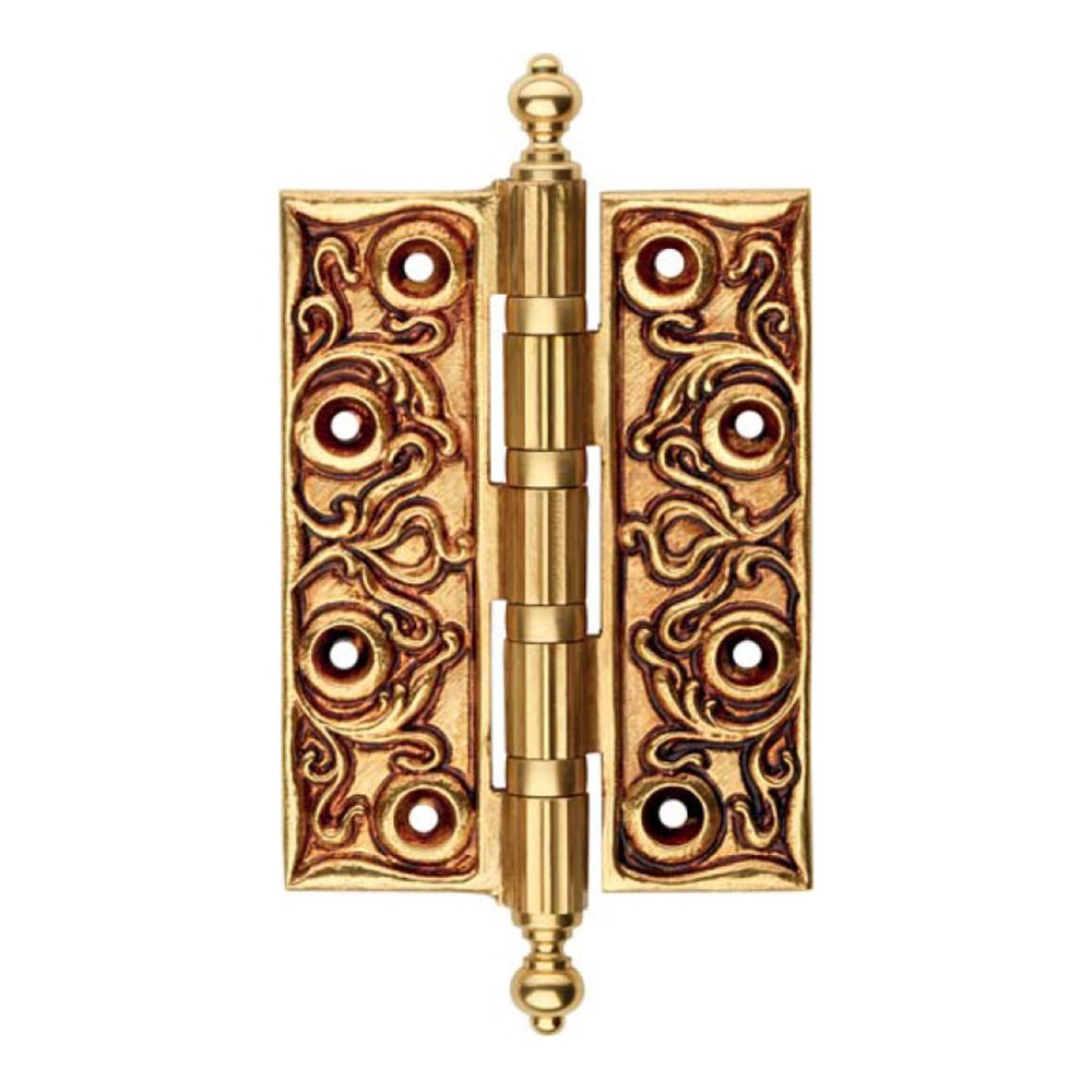 Bisagra para puerta de madera 1270 CE, de estilo barroco y refinado, con decoraciones de lujo