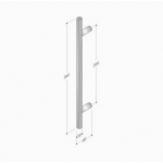 200.YOD.311 PBA mango de madera y acero inoxidable AISI 316L