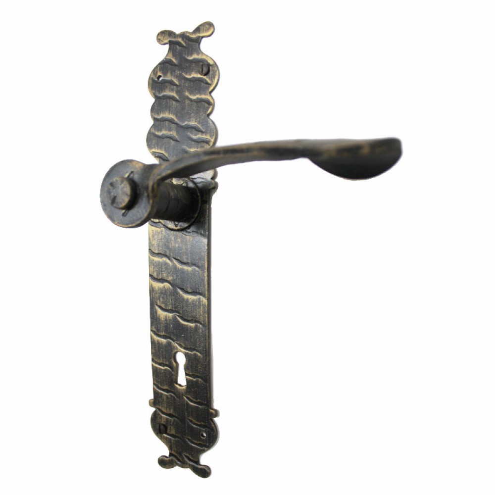 2048 Mango forjado puertas de hierro de la placa simple de Lorenz Ferart