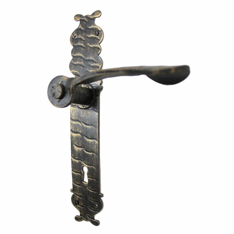 2048 Mango forjado puertas de hierro de la placa simple de Lorenz Ferart