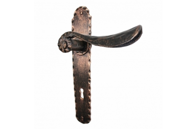 2054 ranurado Handle hierro forjado puertas para la placa de Lorenz Ferart