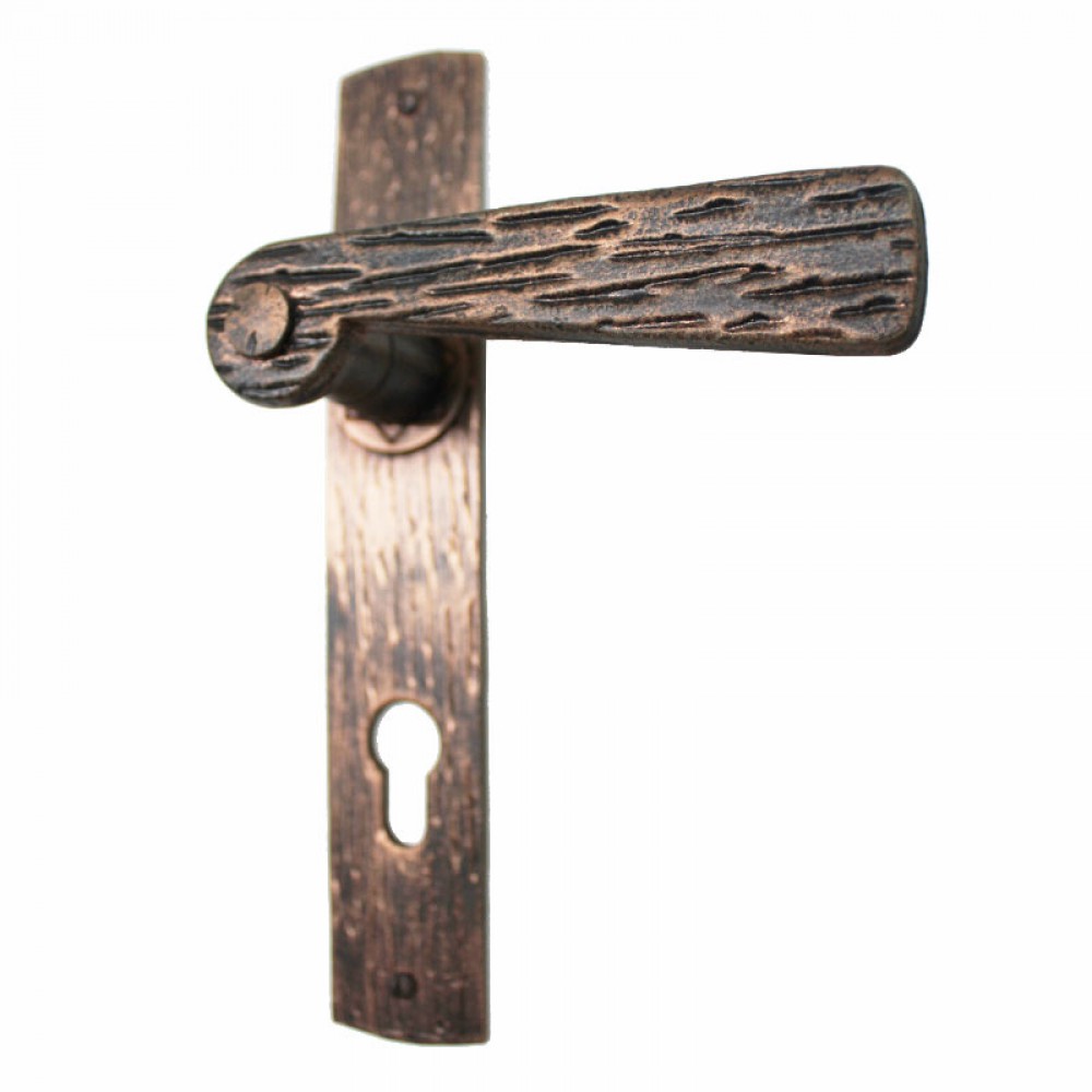 2056 Handle Style Cottage forjado puertas de hierro para la placa Lorenz Ferart