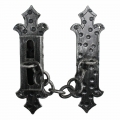 2156 Artisan puertas de seguridad de la cadena de hierro forjado Lorenz Ferart