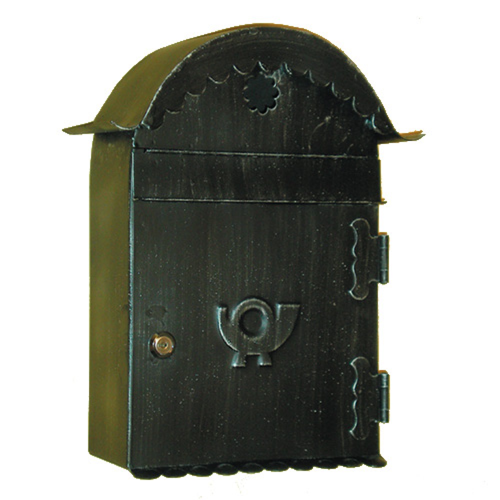 6012 Cartas Porta con tejado curvo de hierro forjado artesanal bolsos Lorenz