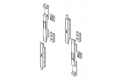 Pareja Catenacci Giap Art.02131K Giesse; Plata PWS, para la Serie R40