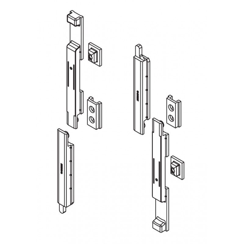 Pareja Catenacci Giap Art.02131K Giesse; Plata PWS, para la Serie R40