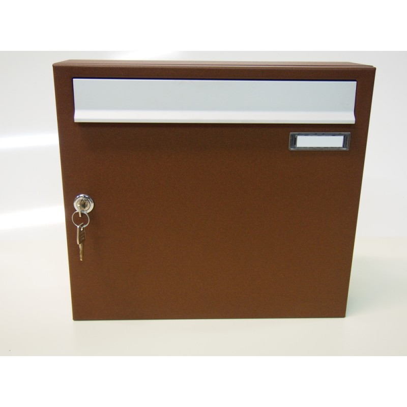 Buzon exterior top marron
