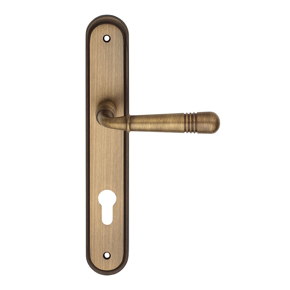 formas de la vendimia de la serie Brera Manipular la placa de la puerta de Frosio Bartolo formas sinuosas