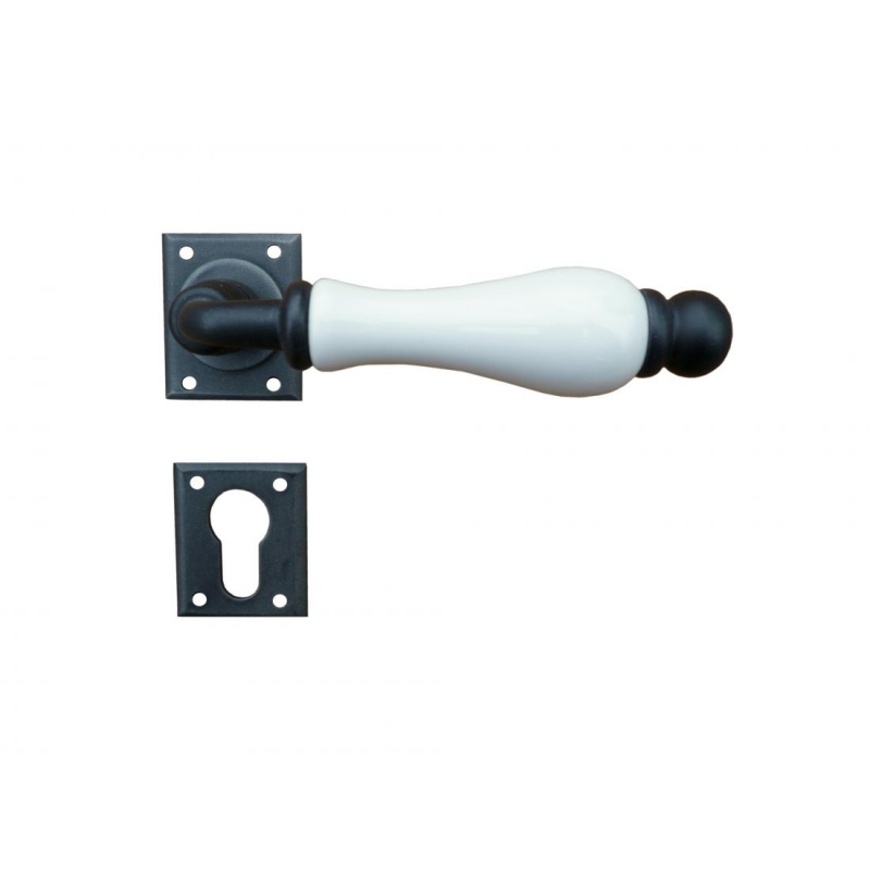 Ámsterdam Galbraith manija de la puerta con Rosetta y la boquilla