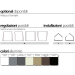 Carpa Air Chain con tejido de oscurecimiento de poliéster 34mm Living Bettio