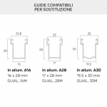 Obturador aislado de aluminio y PVC AriaLuceTherm para aire y luz