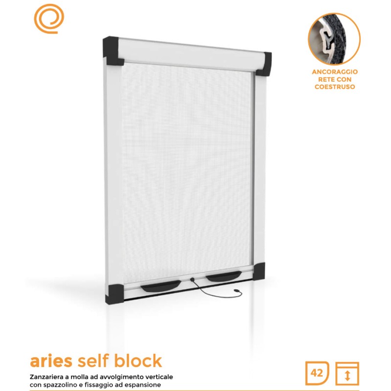 Aries Self Block Effezeta System Mosquitera Autoblocante Sin Tornillos