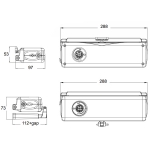 ACK4 S Sync Chain Actuator 230V 50Hz Sincronización y operación Actuadores múltiples en la misma puerta de Topp