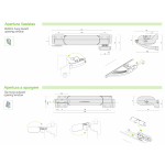 Cadena actuador inteligente 230V 50 Hz Comunello Mowin Gris Negro o Blanco