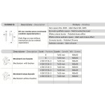 Aura Reguitti Manilla de Ventana DK Oscilobatiente con Roseta Zama