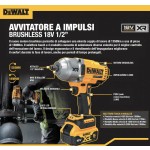 Llave de Impacto DeWalt DCF900P2T-QW 1/2" Brushless