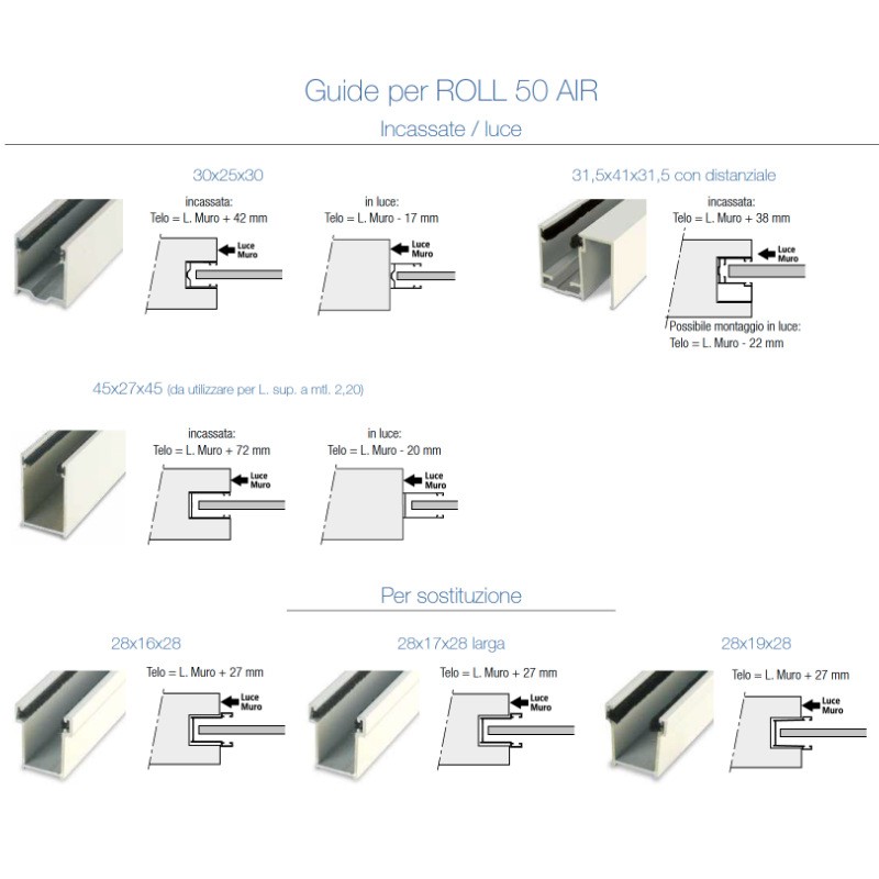 Persiana Enrollables Aluminio Ranuras Largas ROLL 50 AIR Pasini