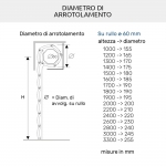 Persiana enrollable de PVC Rome