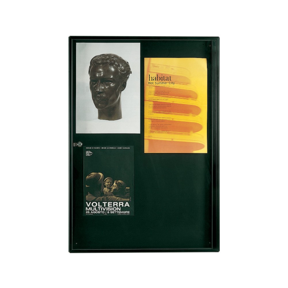 Tablón para Oficina Anuncios Magnético con Cerradura