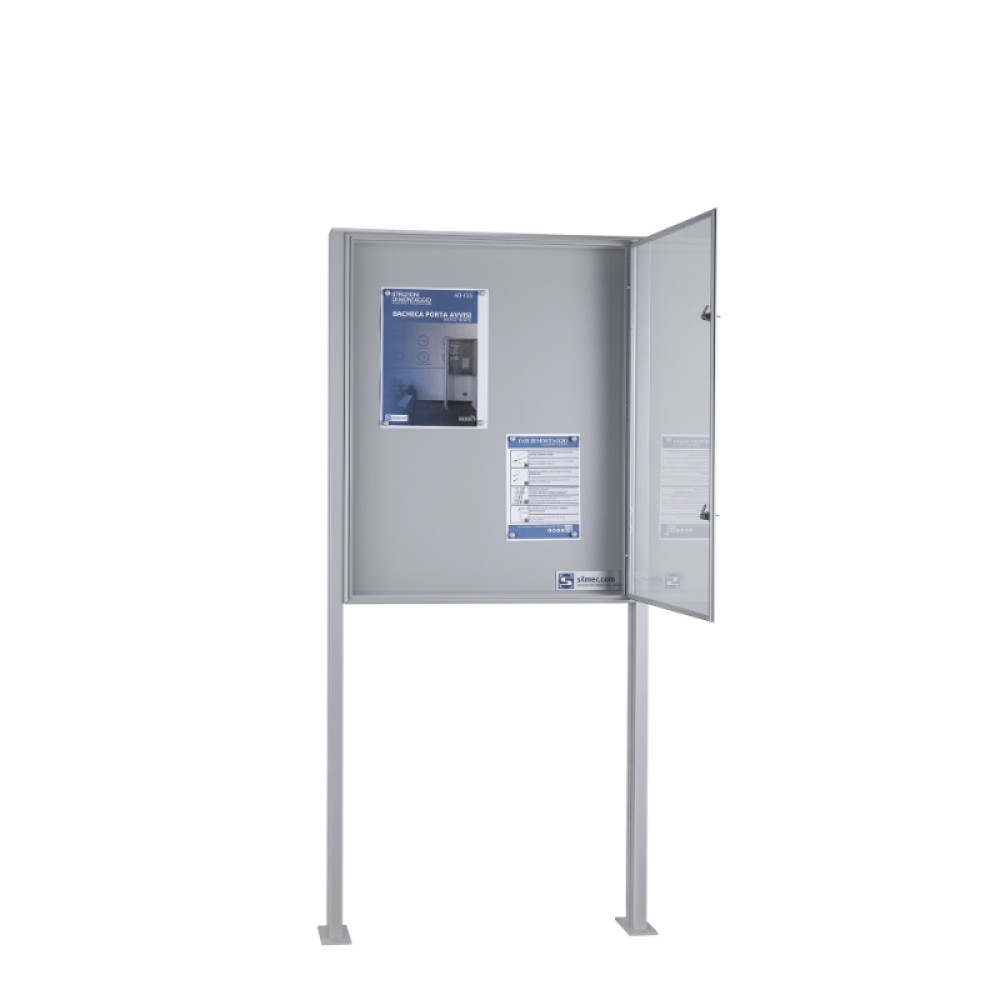 Tablón de Anuncios Autoportante con Postes SB3 Silmec