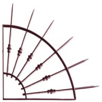Barrera Antirrobo con Puntas para Balcones Simple o Doble