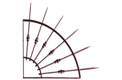 Barrera Antirrobo con Puntas para Balcones Simple o Doble