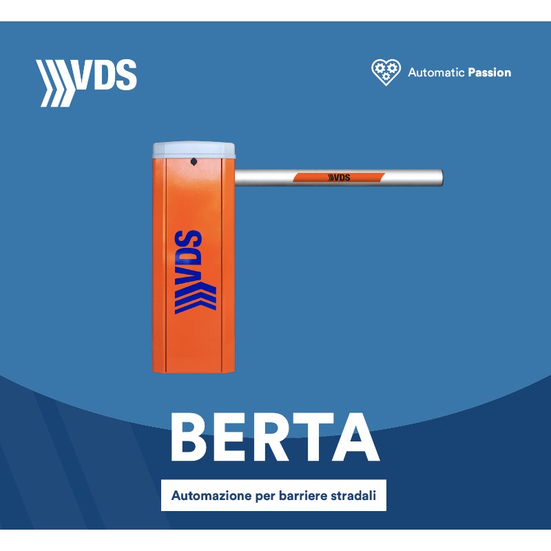 Barrera Vial con Barra Automática Electromecánica BERTA VDS