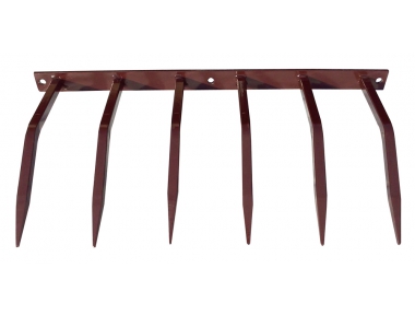 Diámetro del bolardo antirrobo 120 mm Grimpo para tubos externos Tipo Precipitación en acero pintado marrón