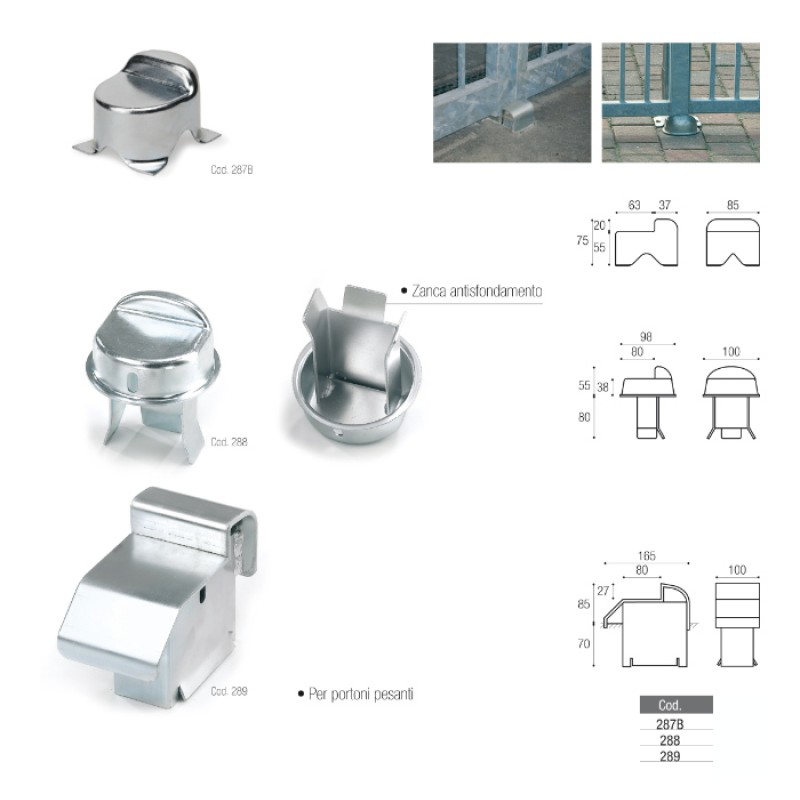 Aldabas de Hormigón para Portones de Varios Modelos