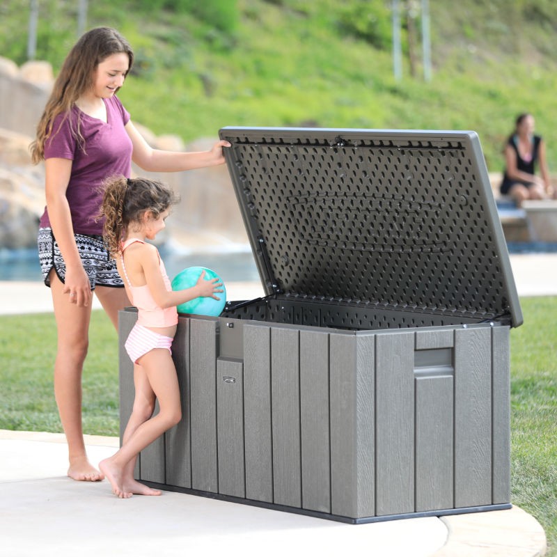 Baúl Plástico Contenedor Exterior 151x72 cm Lifetime