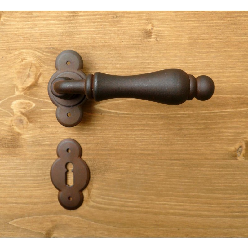 Manija de la puerta de Berlín Galbraith con roseta y la boquilla